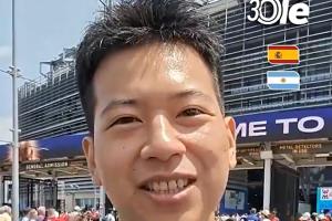 都是來支持梅西的！奧萊報采訪決賽球場外中國阿根廷球迷